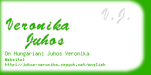 veronika juhos business card